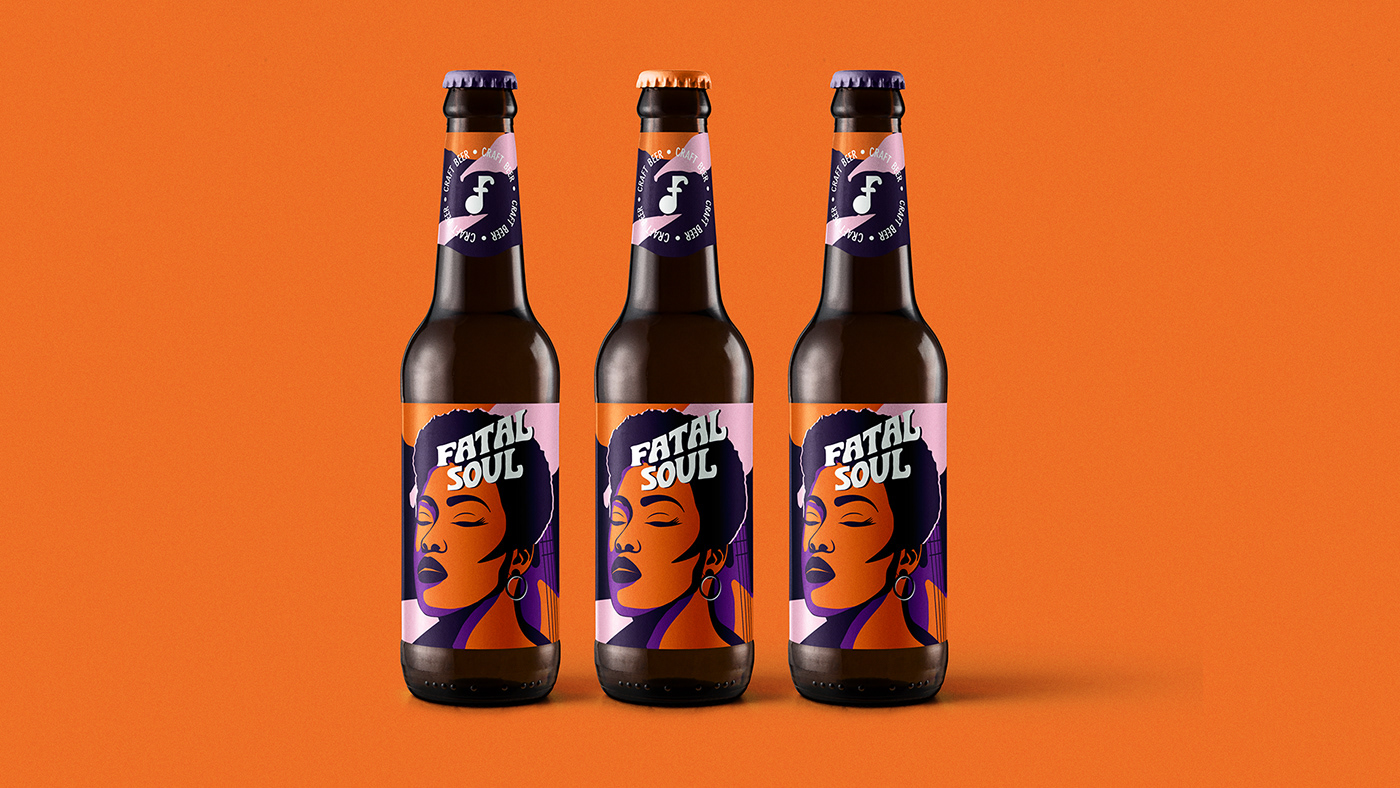 graphic design  craft beer logo design Cerveja soul music artesanal identity