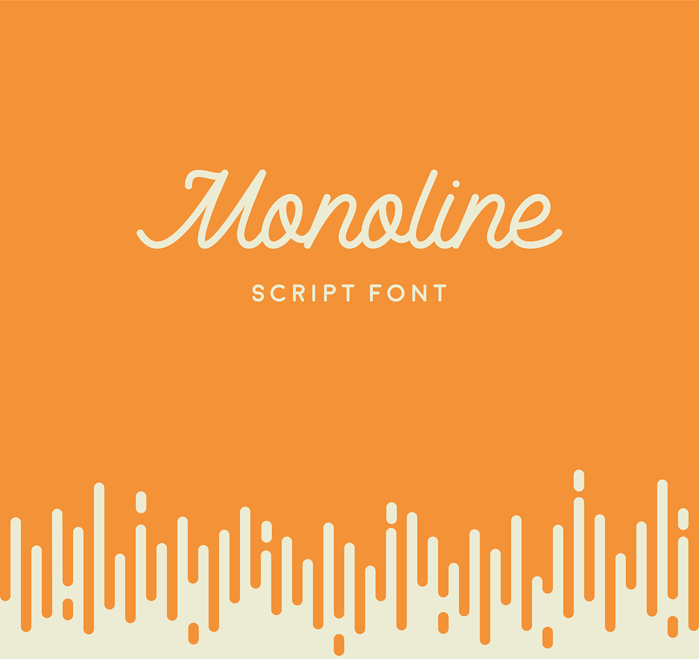 monoline font type lettering handwriting HAND LETTERING rounded Mono cursive Script