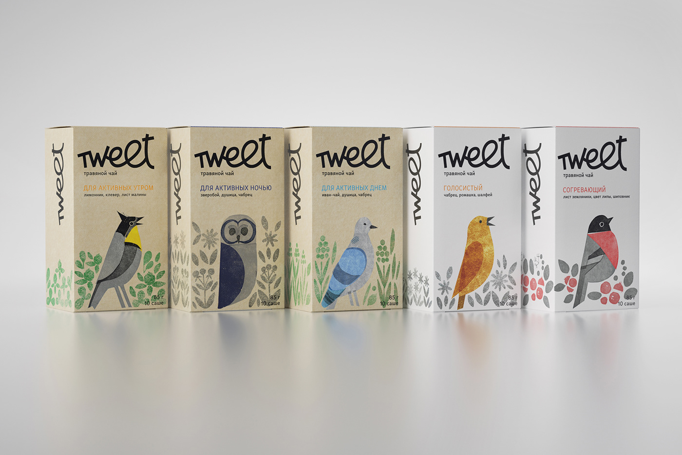carton carton pack herbal tea tweet healthy eco linocut packing