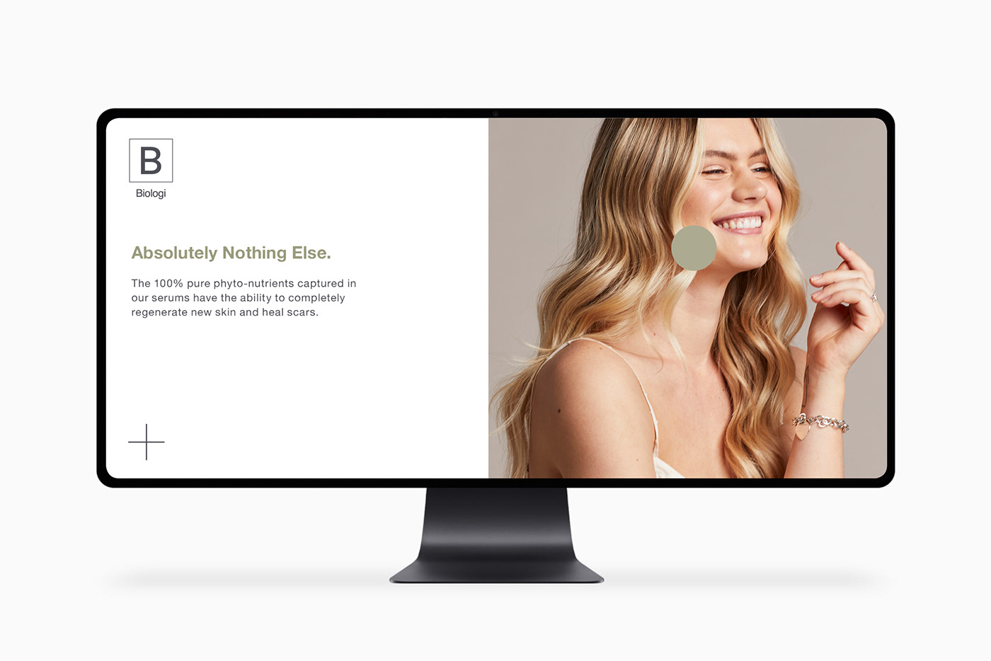 brand digital Fashion  skin care Website