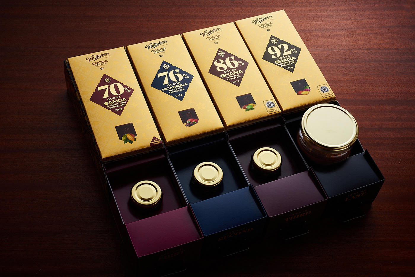 chocolate design Packaging whittakers