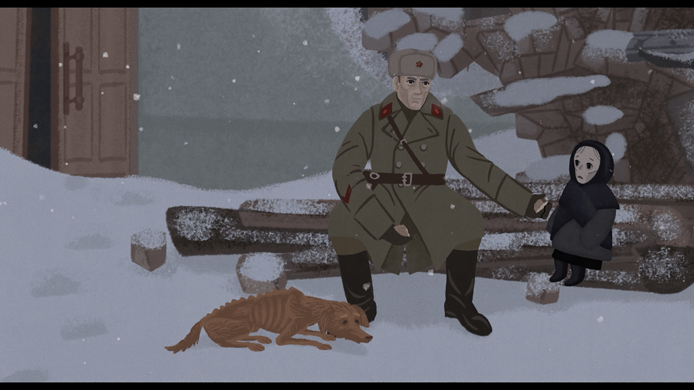 Animation Art War Leningrad