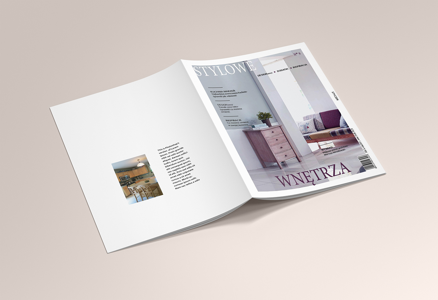 magazine graphic design newspaper print catalog decor