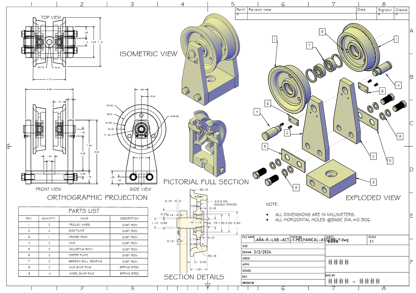 Mechanical Design mechanical engineering 3d modeling