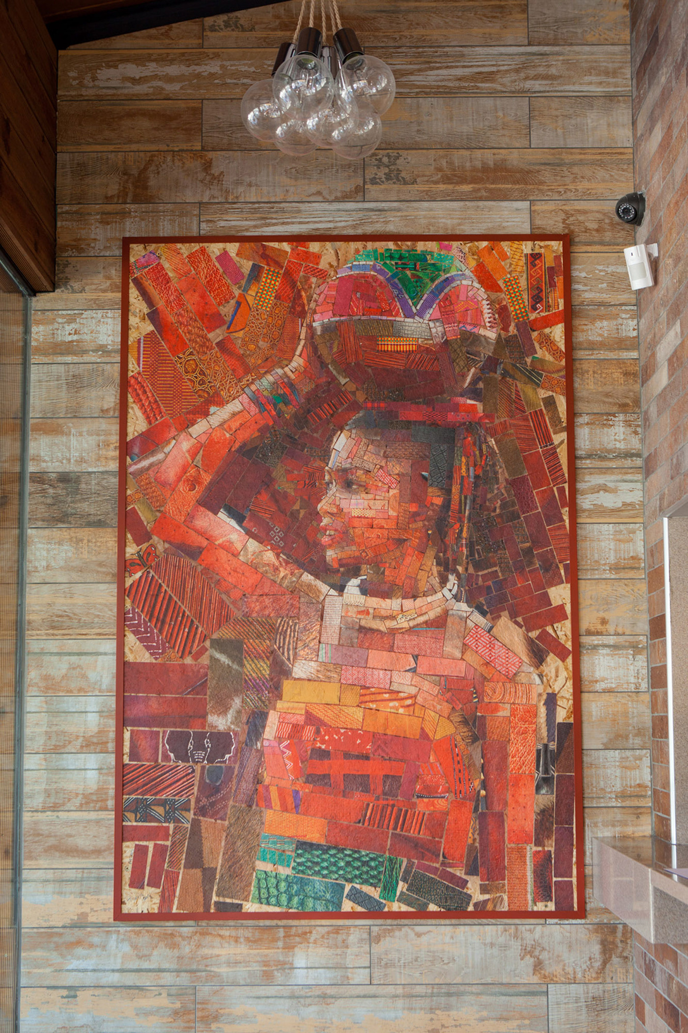 photomosaic mosaic computer graphics decoration african girls ghetto pattern roots maternity zulu warrior
