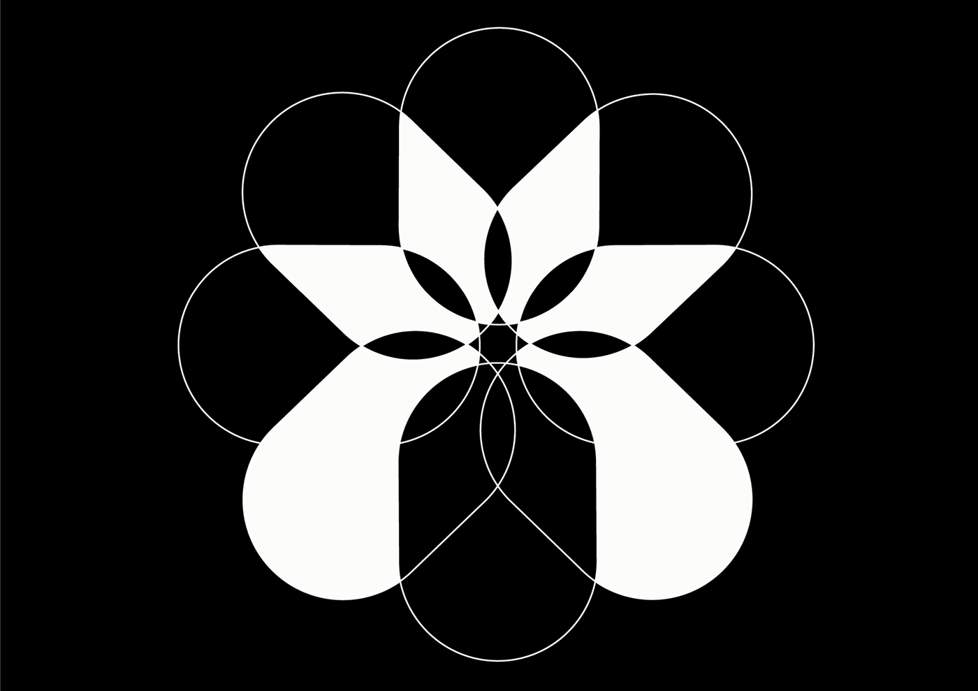 fleur invention logo matrice photo police rosace Typographie typography  