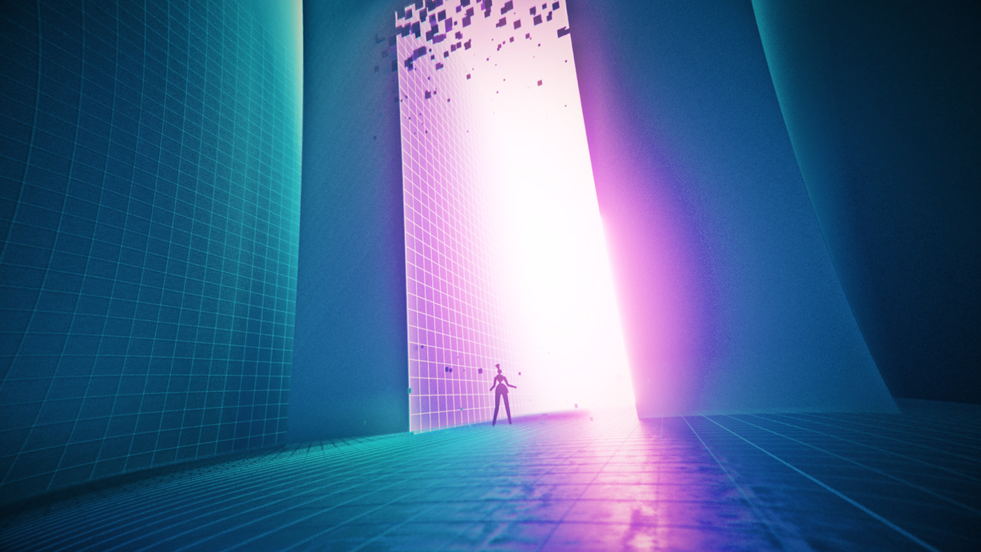 3D abstract after effects c4d cinema4d color geometric motion graphics  octane shapes