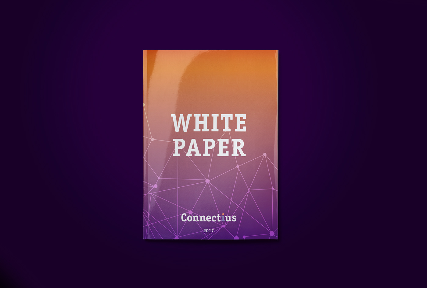 catalog brochure white paper Layout magazine print Catalogue company blockchain connectius