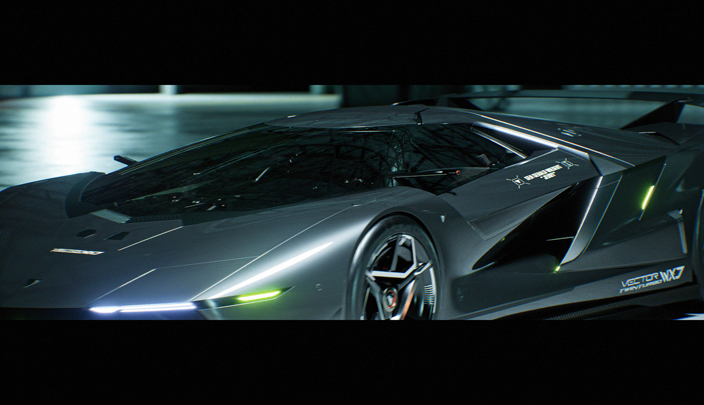 car 3d animation animation  UE5 Unreal Engine concept car Automotive design Render warehouse Top Gun