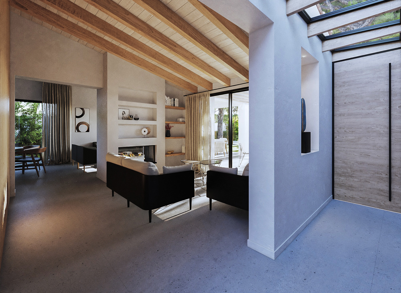 furniture interior design  3ds max vray visualization 3D archviz exterior kitchen reform