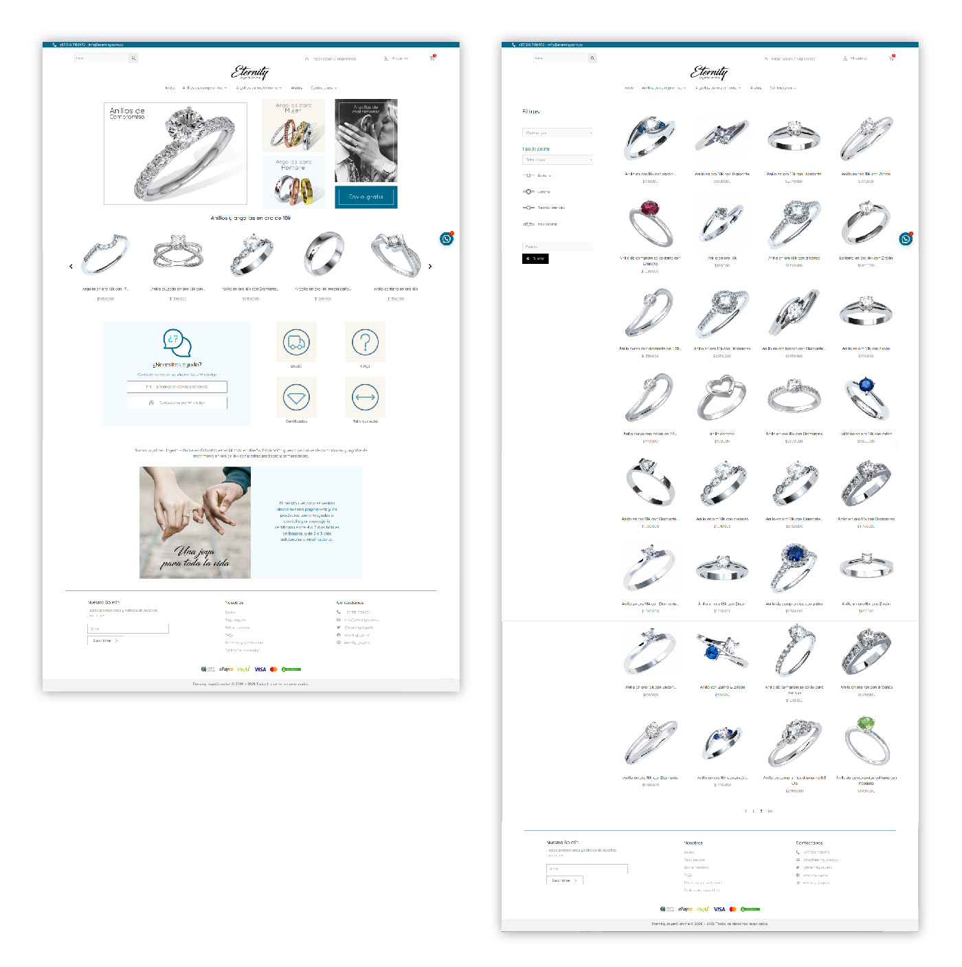 desarrollo web Ecommerce tienda virtual wordpress design elementor ui design UI/UX Web Design  Website