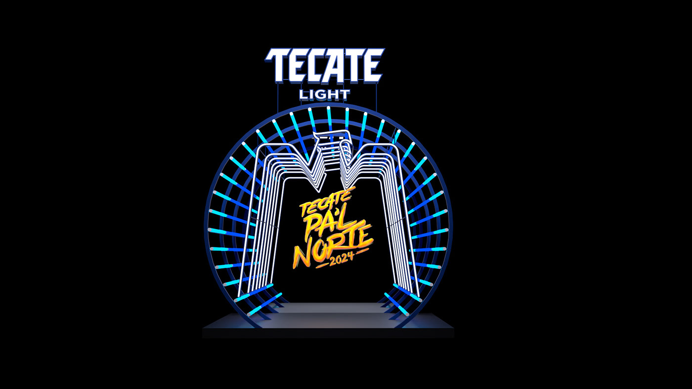 Tecate Tecate Pal Norte Photo Opp Photo Opportunity festival diseño diseño industrial PAL NORTE}