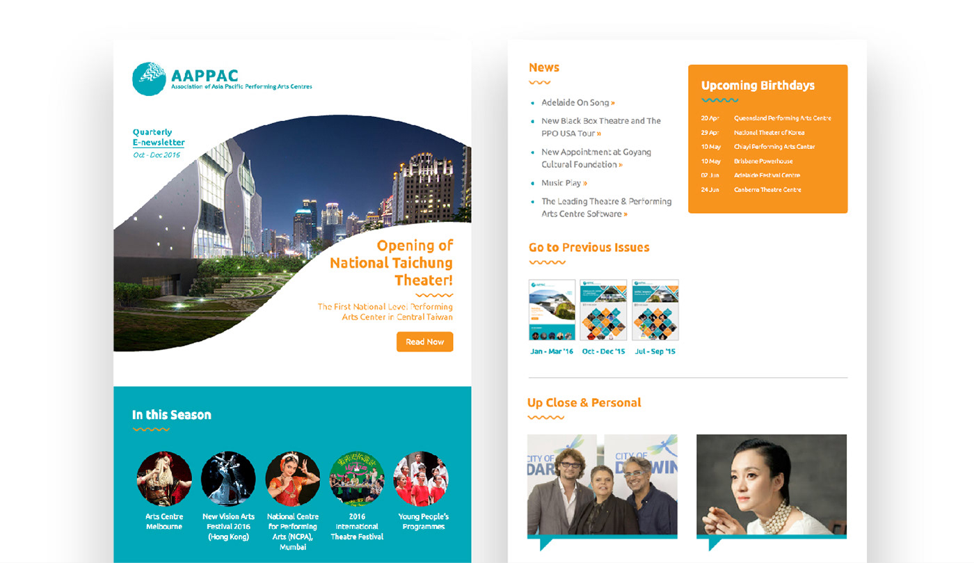 arts Performing Arts  singapore Website graphic design asia centre architecture Members