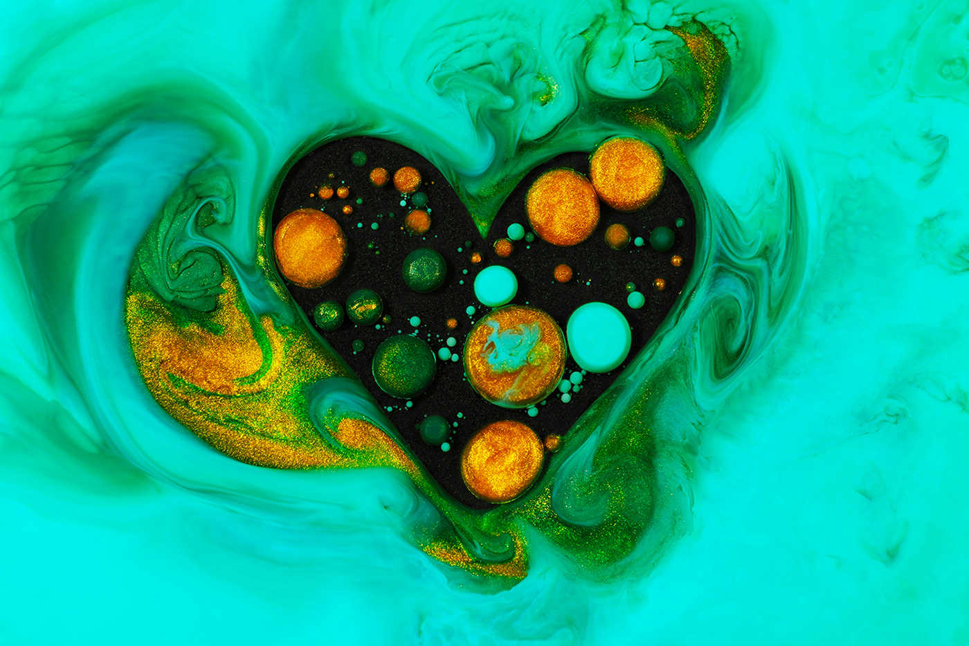 abstract art heart paint 4K photo rainbow sonyA7RIV video