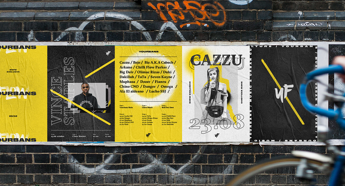 design Web interfaz ux branding  strategy brand manual Urban hip hop music