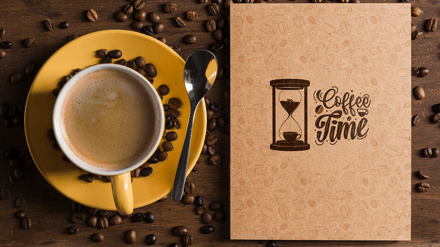 Coffee time cafe Coffee Logo Design Graphic Designer adobe illustrator