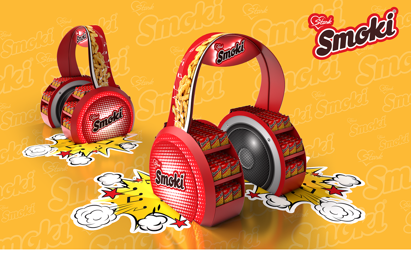 smoki Display posm design music headset crative design creative posm stefan bolpacic desing DUO DESIGN