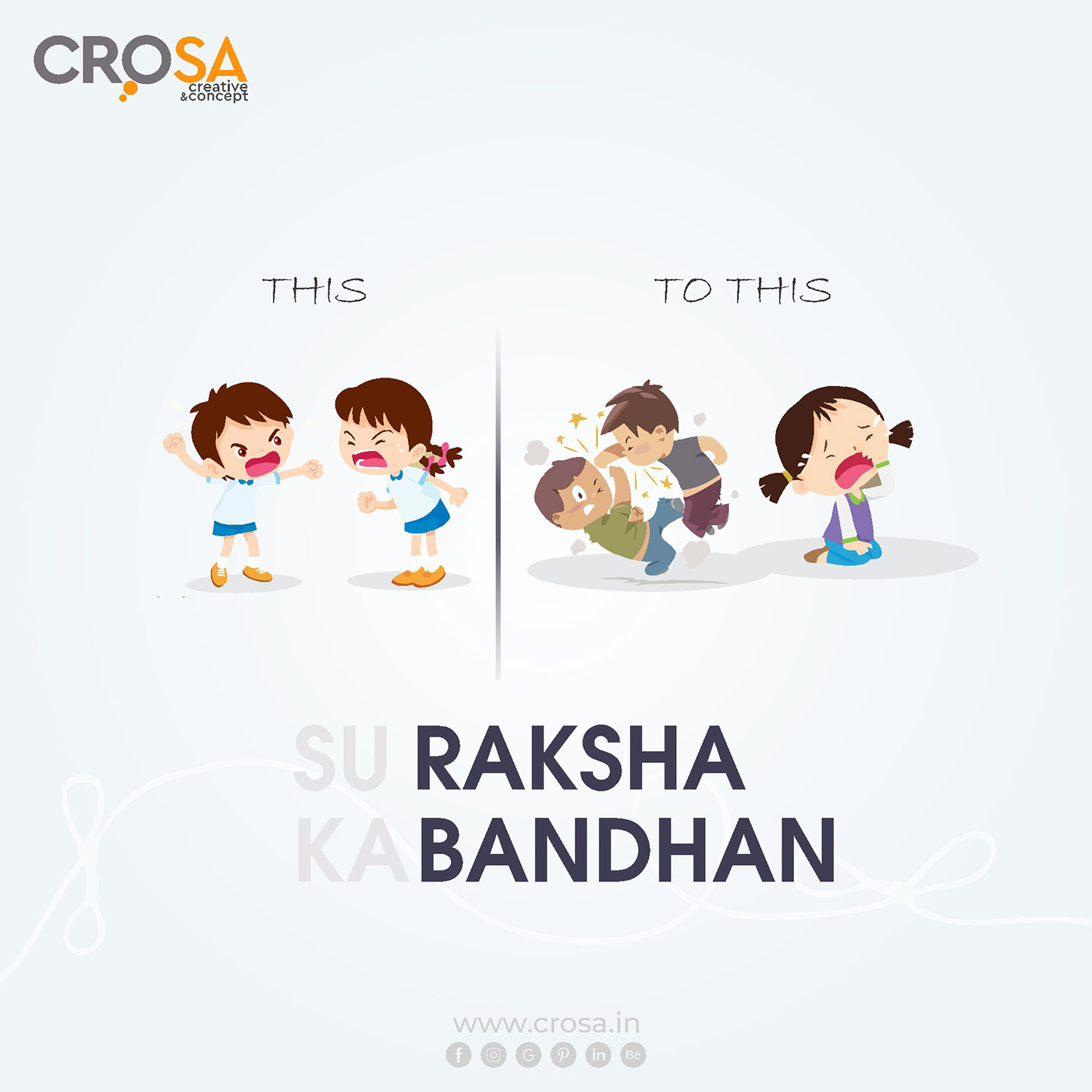 Raksha Bandhan Rakhi festival Social media post brother Creativity graphics Socialmedia post sister