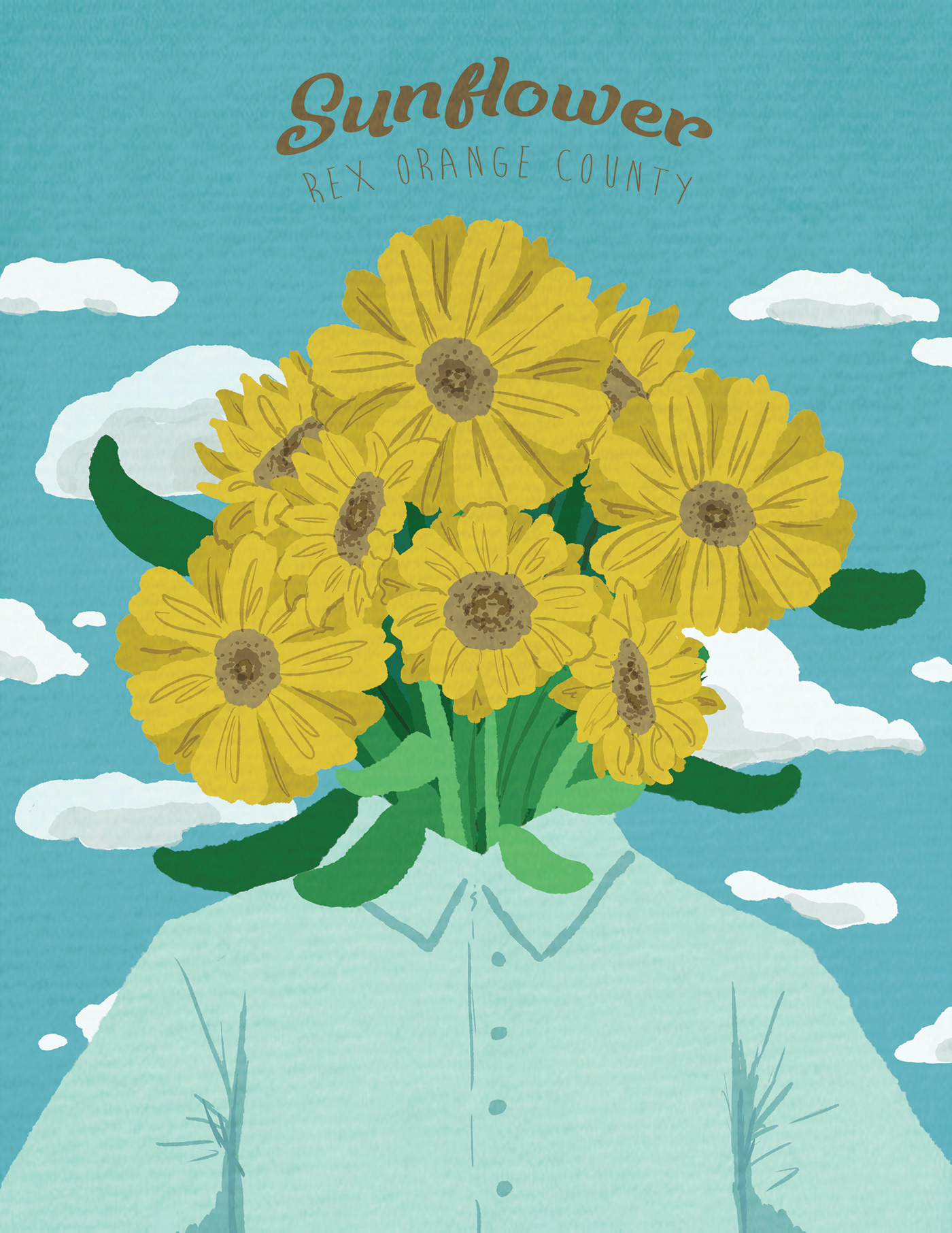 Sunflower By Rex Orange County Poster On Behance