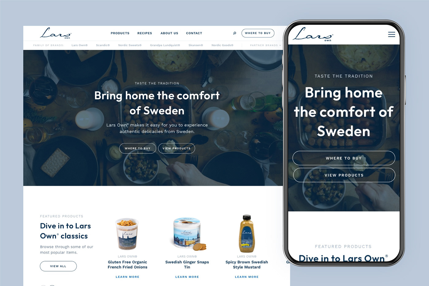 text Sweden nordic Food  e-commerce e-Commerce website E-commerce Landing page E-commerce Design luxury luxury brand