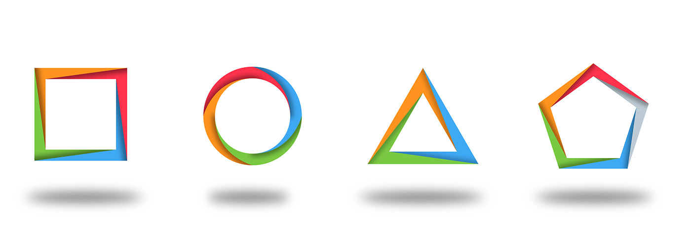 simple logo animation  colors Shadows alakeidy