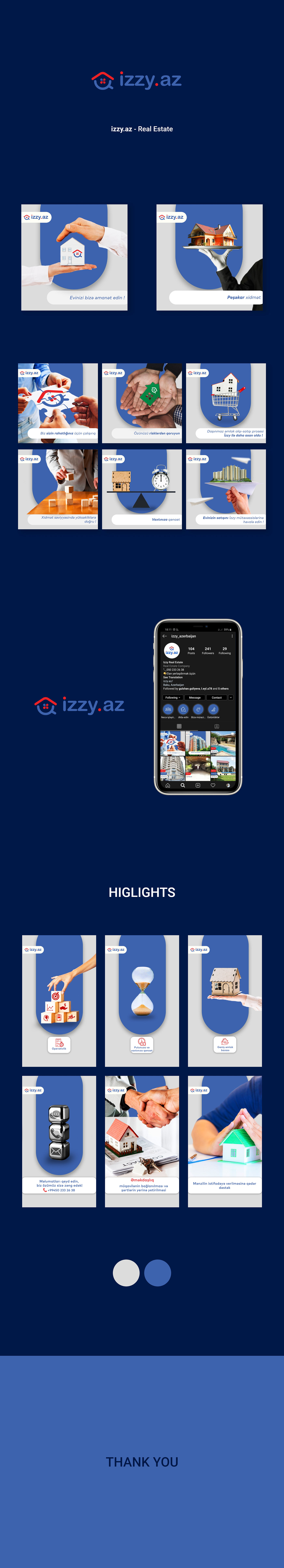 izzy.az / Social media on Behance