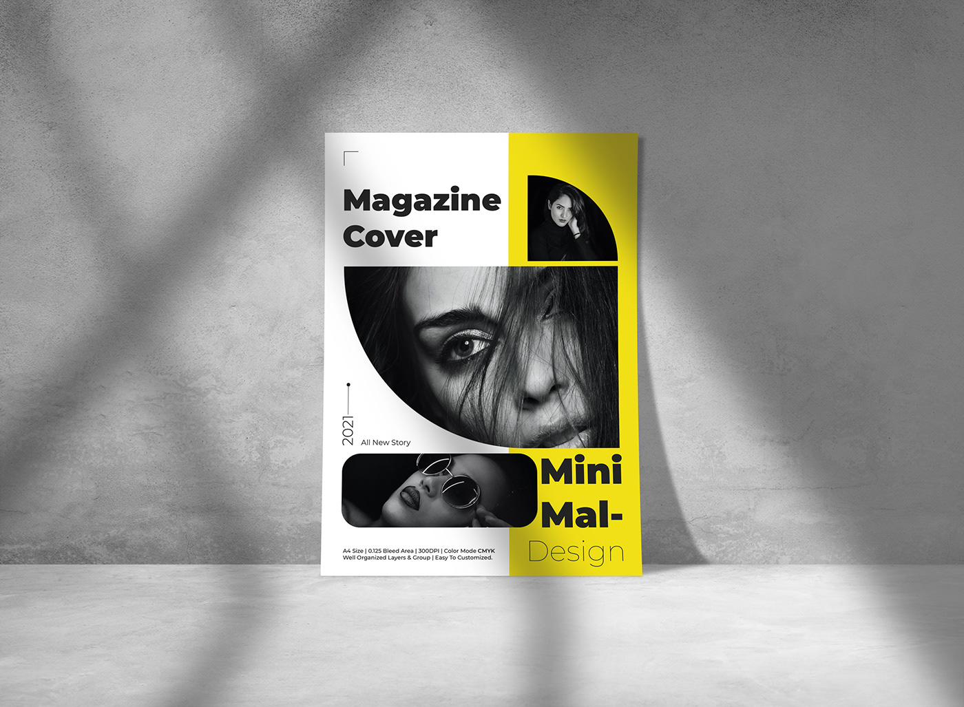 branding  Creative Design fashion magazine graphic design  MINIMAL Magazine book design booklet cover magazine template trendy design magazine layout