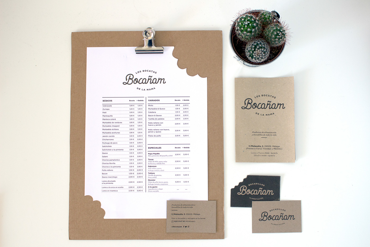 identity design lettering handmade Kraft Bocañam sandwich vintage