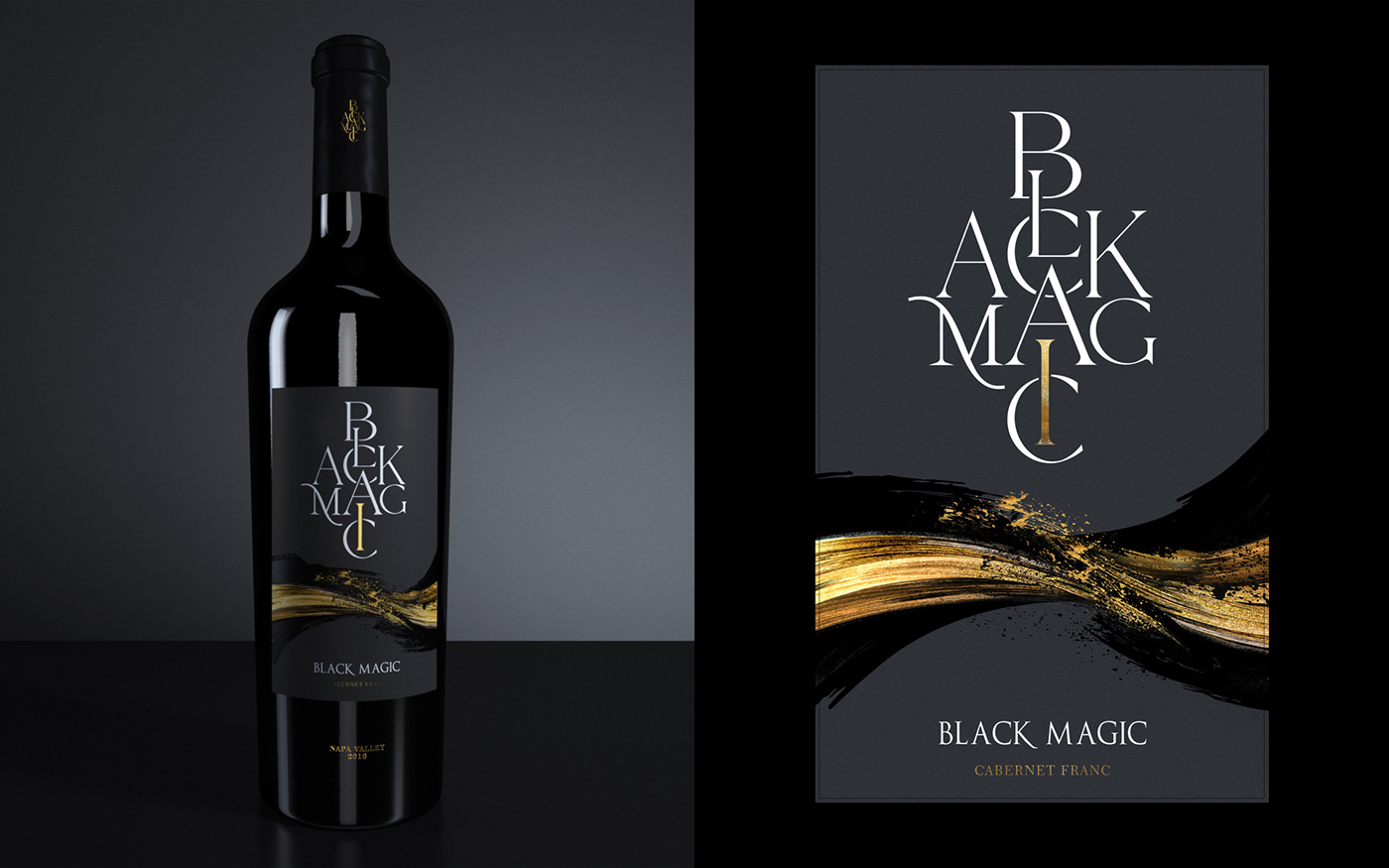 Label Packaging packaging design wine 3D napa valley graphic design  label design Wine Bottle