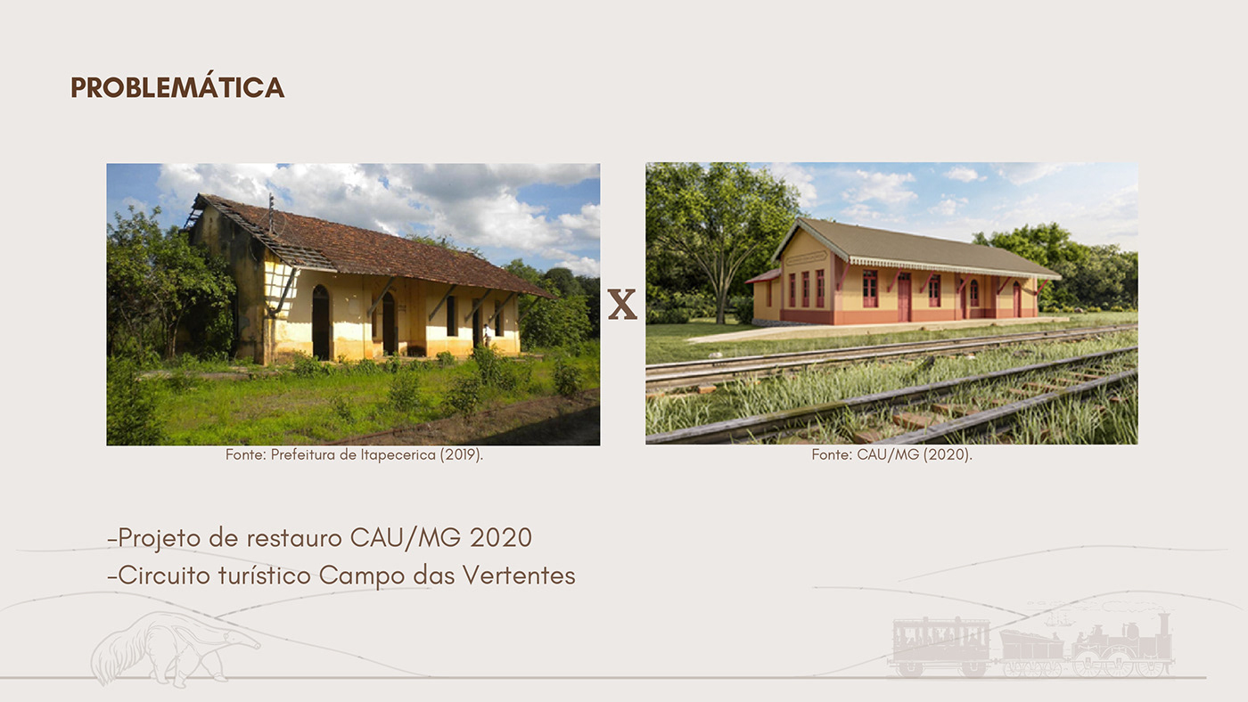 TCC Arquitetura architecture patrimonio cultura Museum Design restauro Estações Ferroviárias revitalization