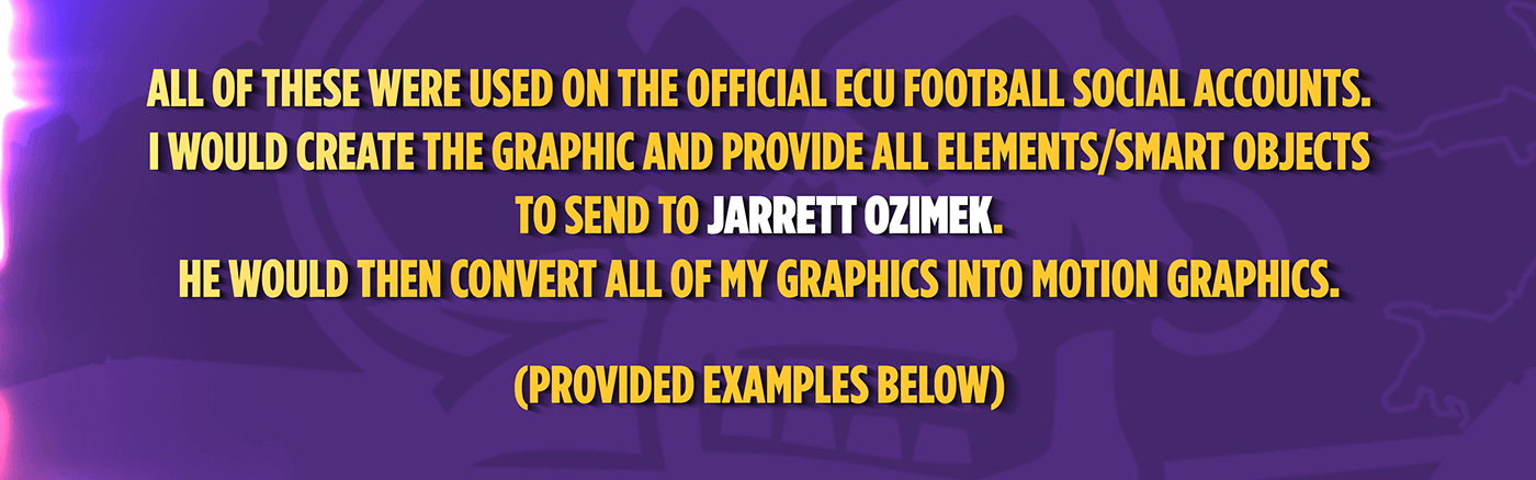 football NCAA Football college football Recruiting graphic design  graphics Sports Design Football Graphics Recruiting Graphics