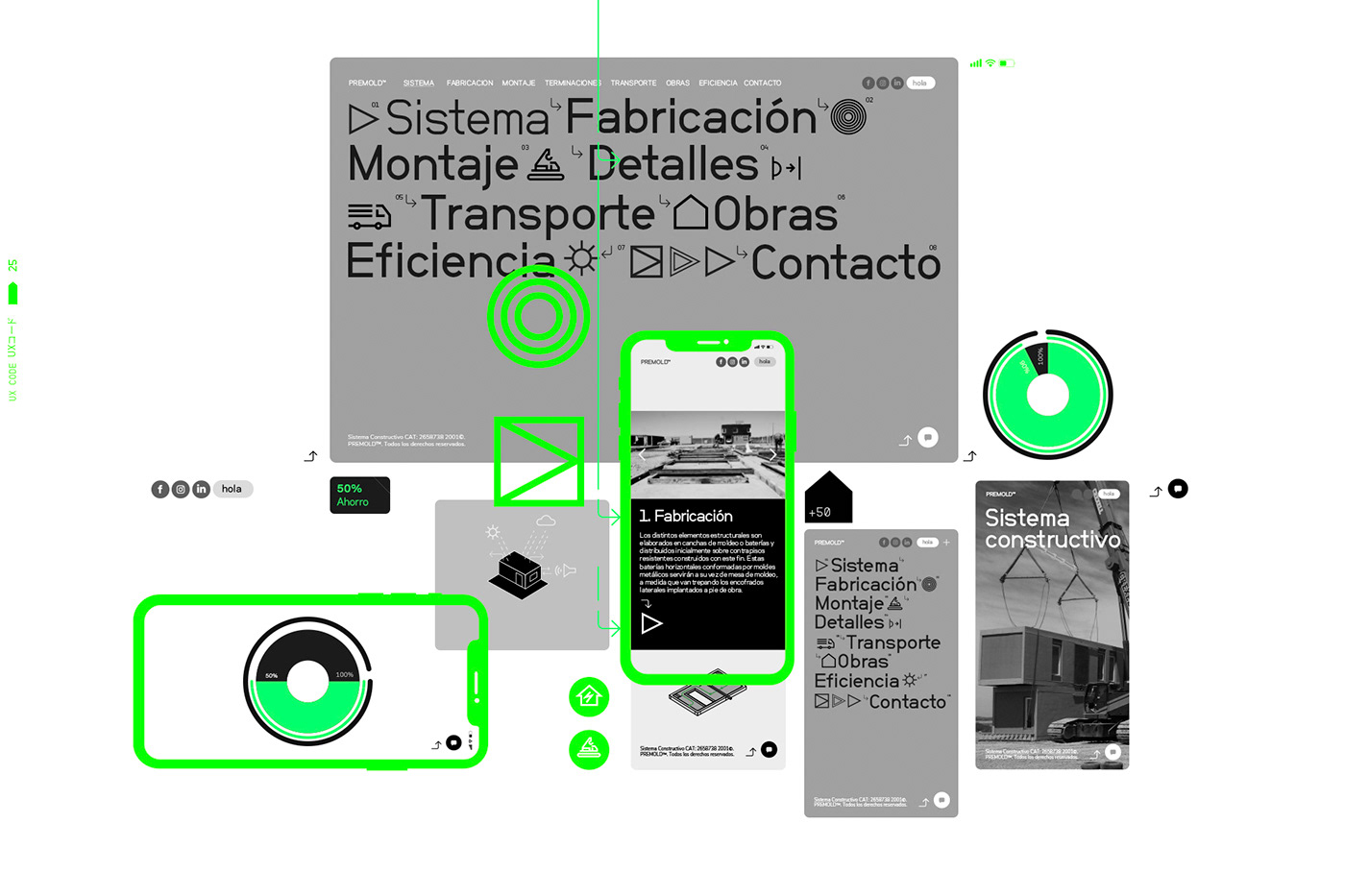 modular architecture geometry building minimal build construction conceptual icons modern