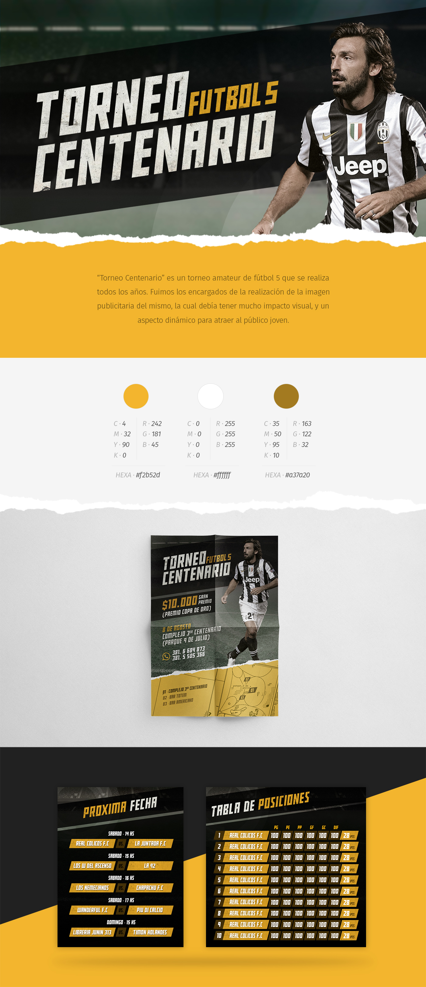 Futbol graphic design torneo soccer