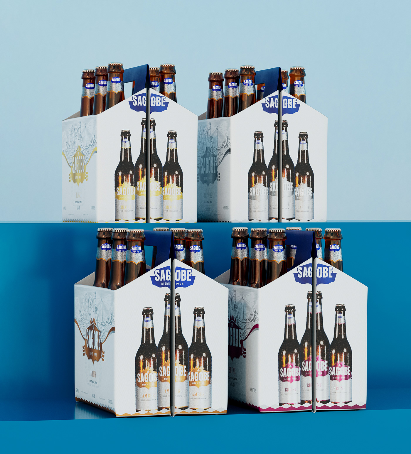 beer beverage bracom graphic design  Label navy Packaging vietnam creative SAGOBE