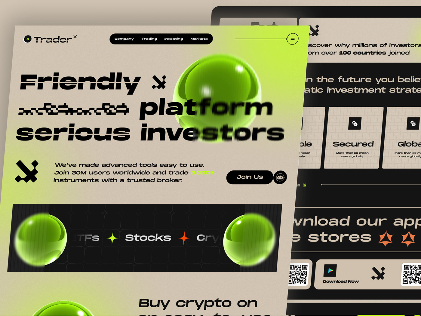 crypto cryptocurrency trading Investment landing page crypto landing page crypto trading crypto exchange bitcoin trading Website