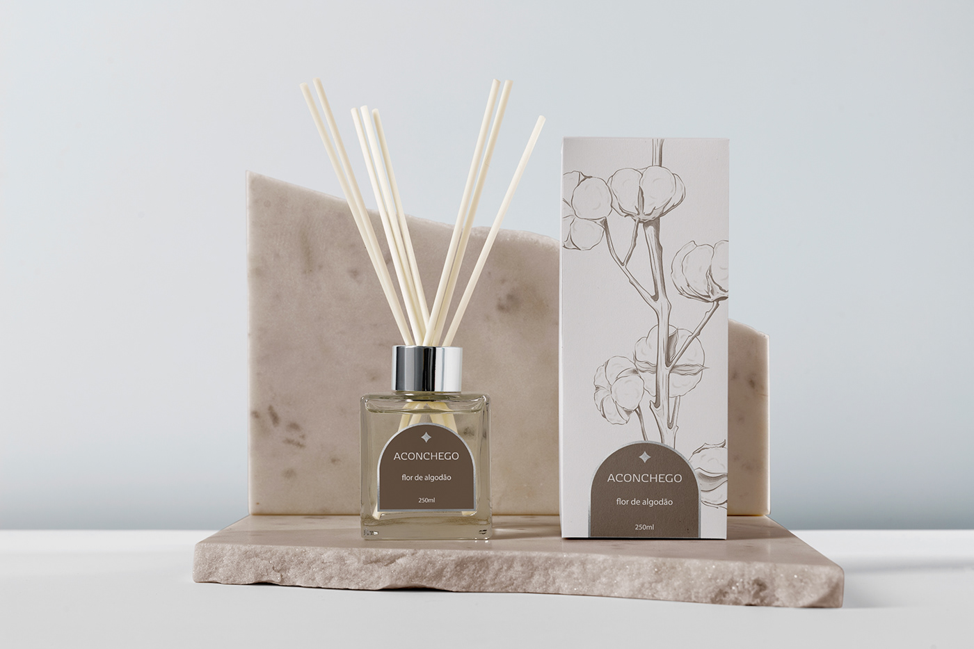 candle embalagem illustrated packaging ILLUSTRATION  Ilustração Packaging packaging design packaging illustration reed diffuser