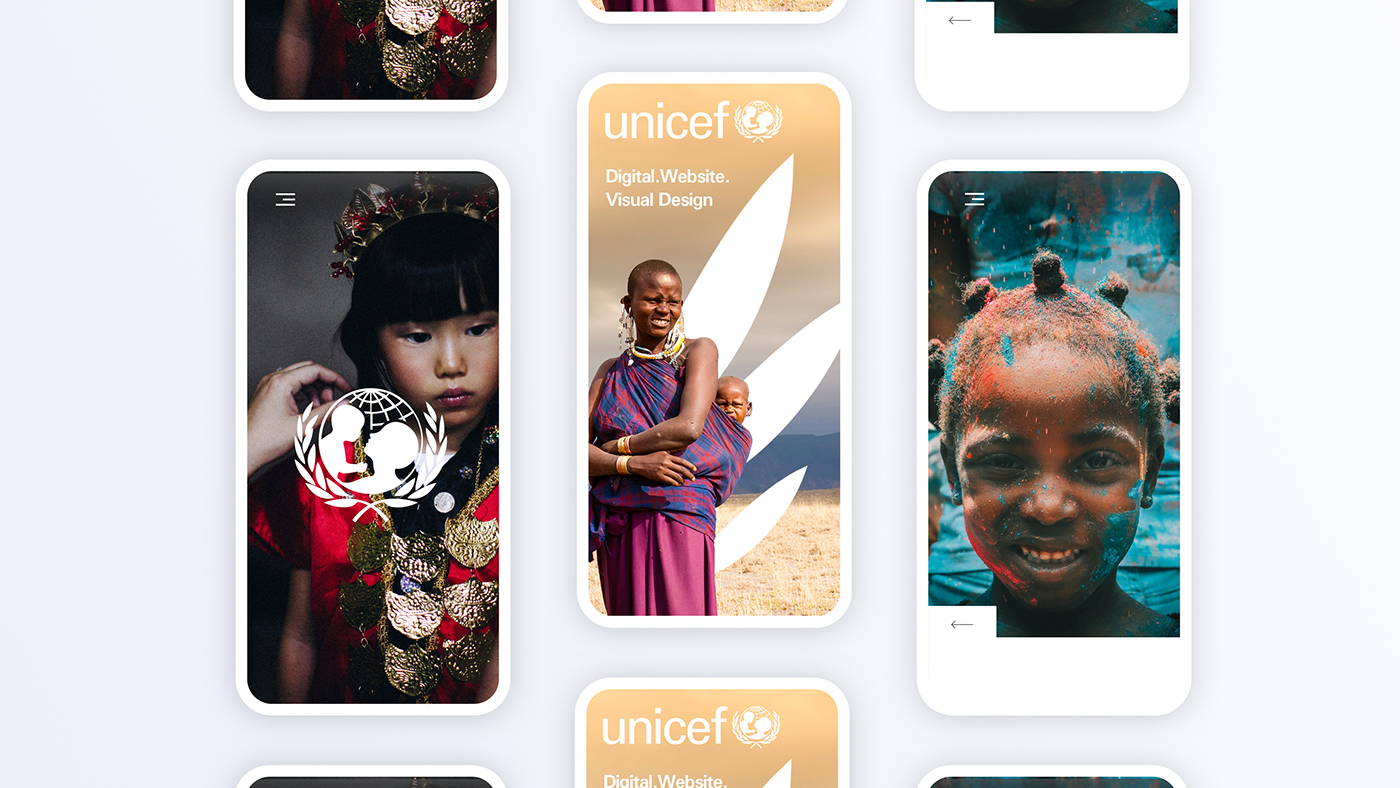 Unicef - Official Website on Behance