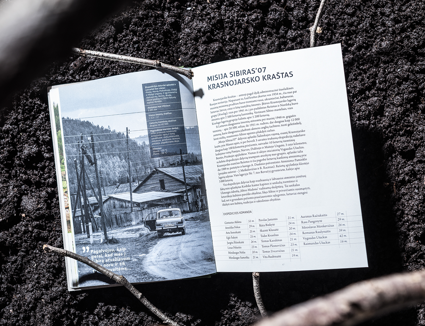 book editorial Siberia expedition Album