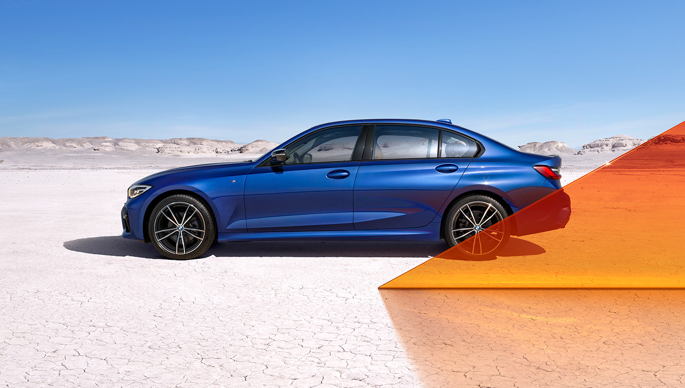 Advertising  automobile automotive   BMW Photography  postproduction retouching  the3 car