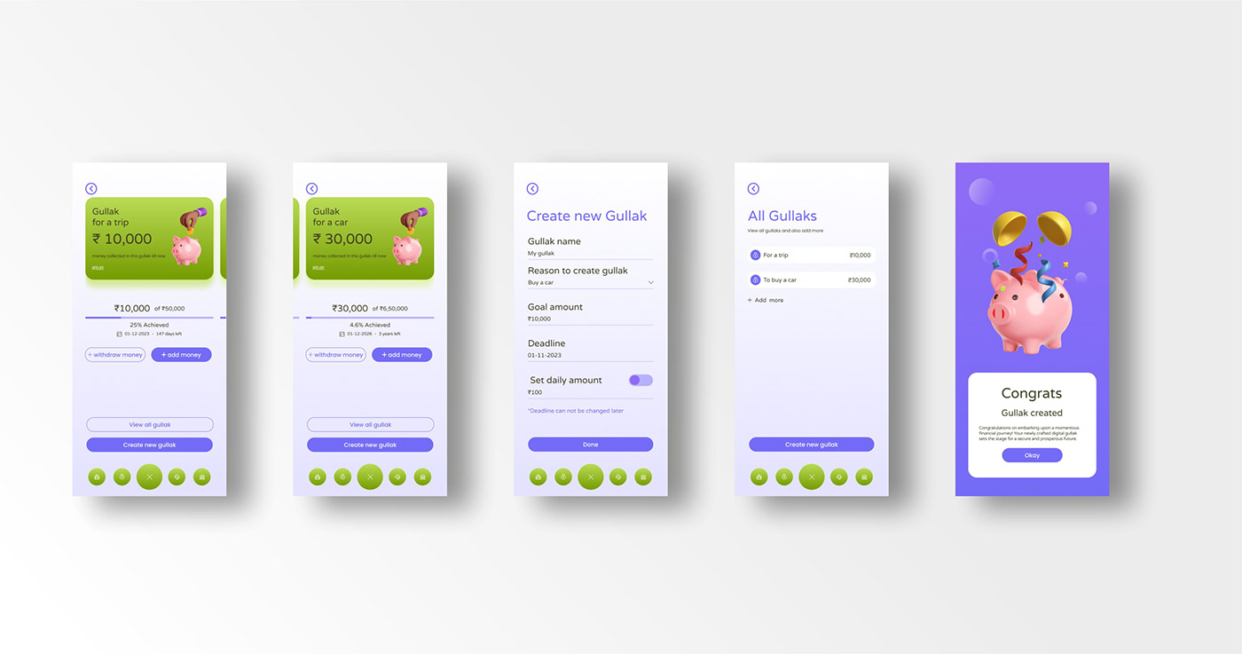 Financial Services banking app Banking App Casestudy Case Study UI/UX Figma ui design Mobile app user interface new age banking