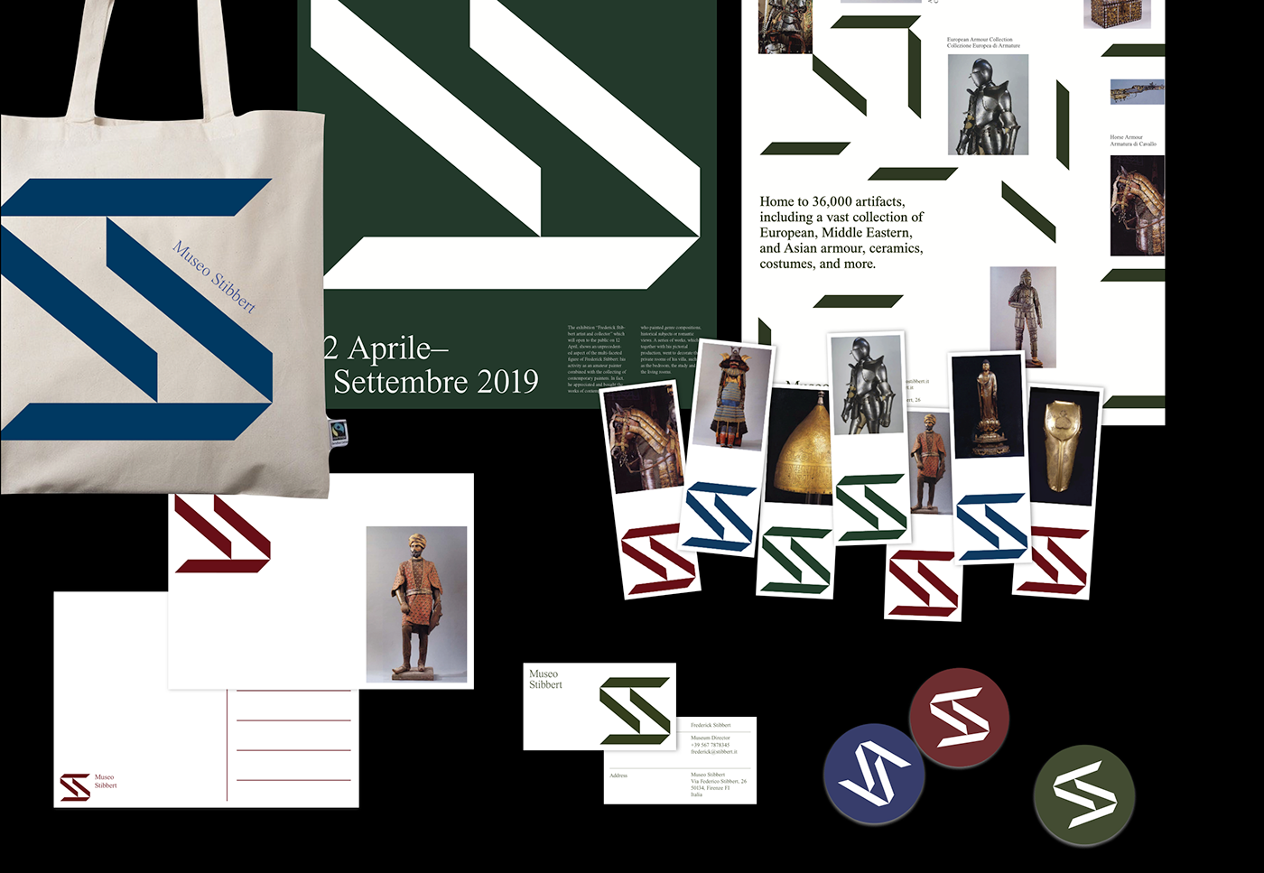 museum Italy museo stibbert identity branding  student institution adobeawards