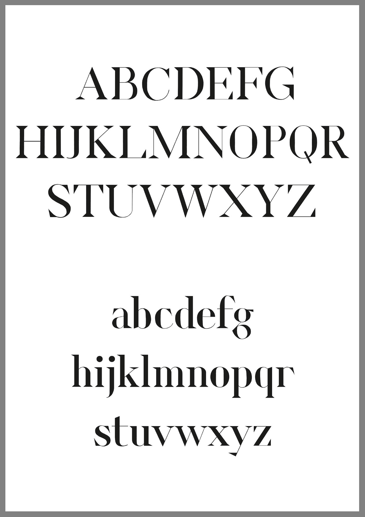 didell Typeface font serif matthieu venot