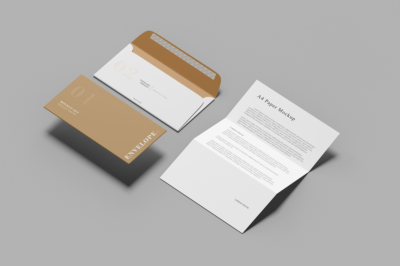 a4 design envelope free graphic design  Mockup paper psd smart object template