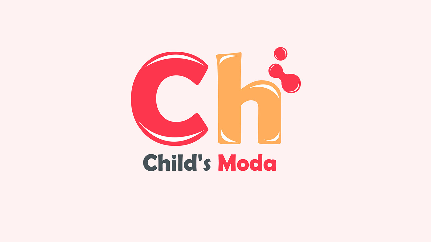 logos branding  Advertising  logo moda kid child Fashion  psd child's