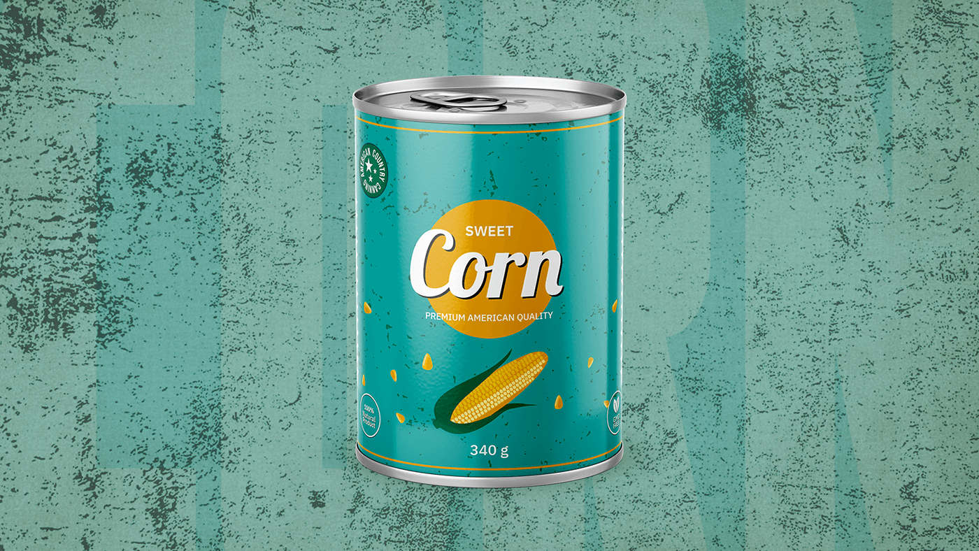 tin can packaging design package product Retro retro design vintage ILLUSTRATION  Poster Design posters