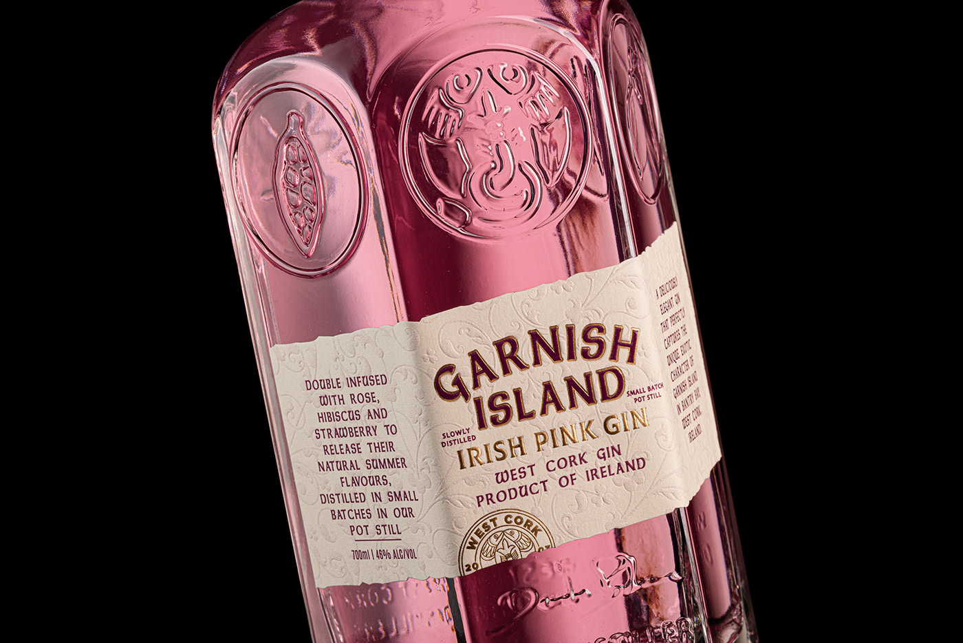 alcohol packaging gin Ireland Label label design premium print spirit