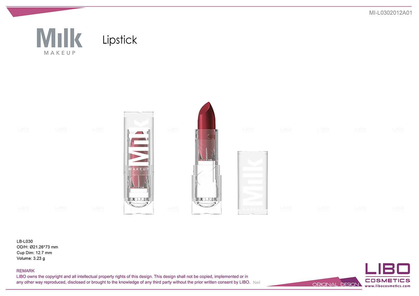 cosmetics lipgloss lipstick milk Packaging packaging design product design 