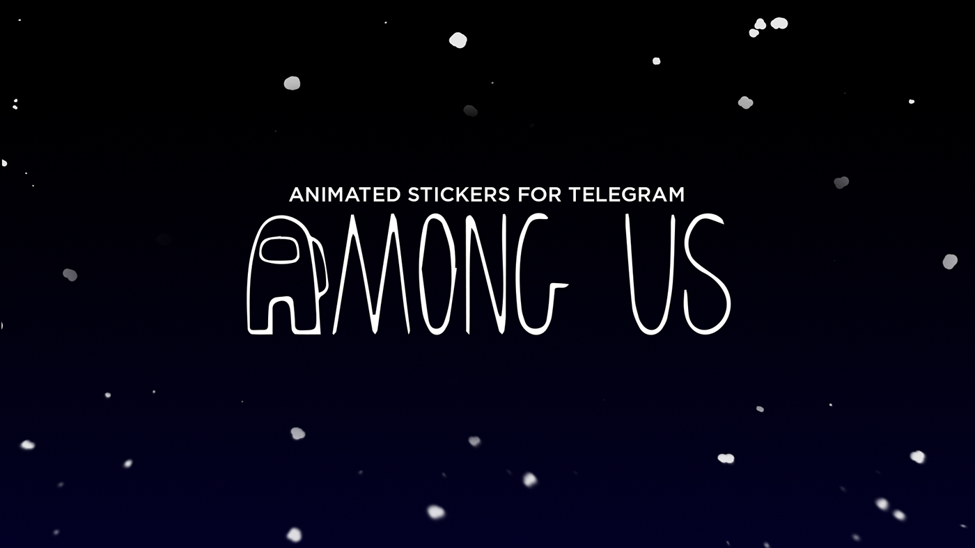 among us animation  Character game ILLUSTRATION  sticker Telegram