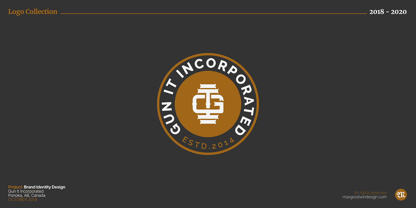 Gun It Incorporated - Badge Lockup for CrossFit Brand