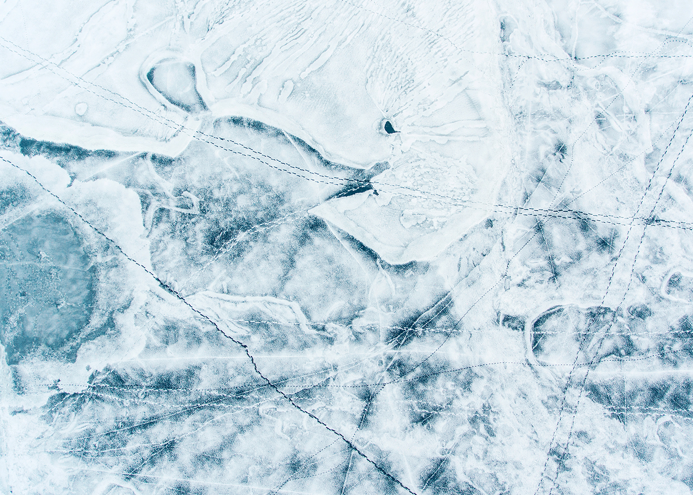 Aerial drone winter frozen lithuania Baltic Norse Landscape ice White